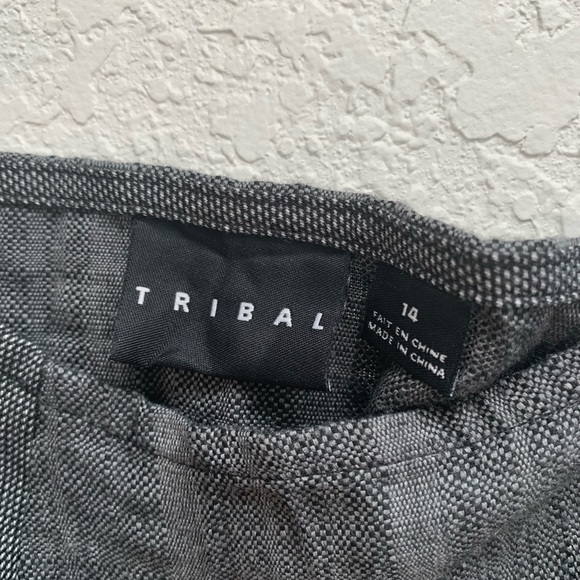 Charcoal grey midi skirt - Picture 4 of 4